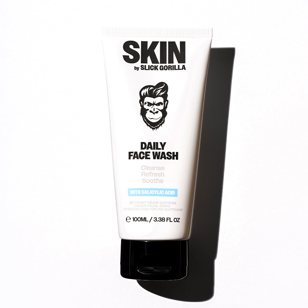 Slick Gorilla Facebook ad: His skincare routine could use an upgrade.