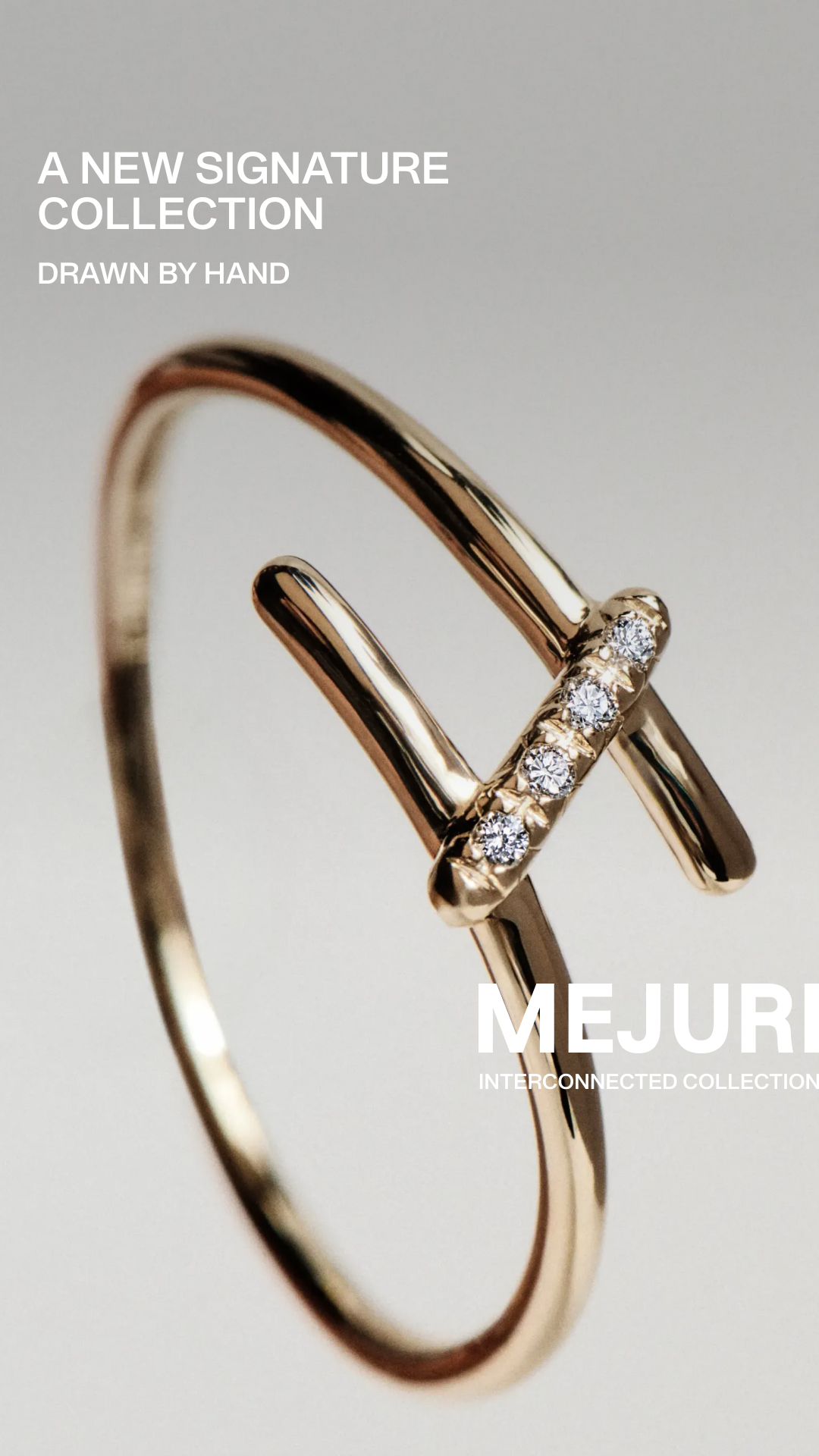 Mejuri Facebook ad: Shop Interconnected