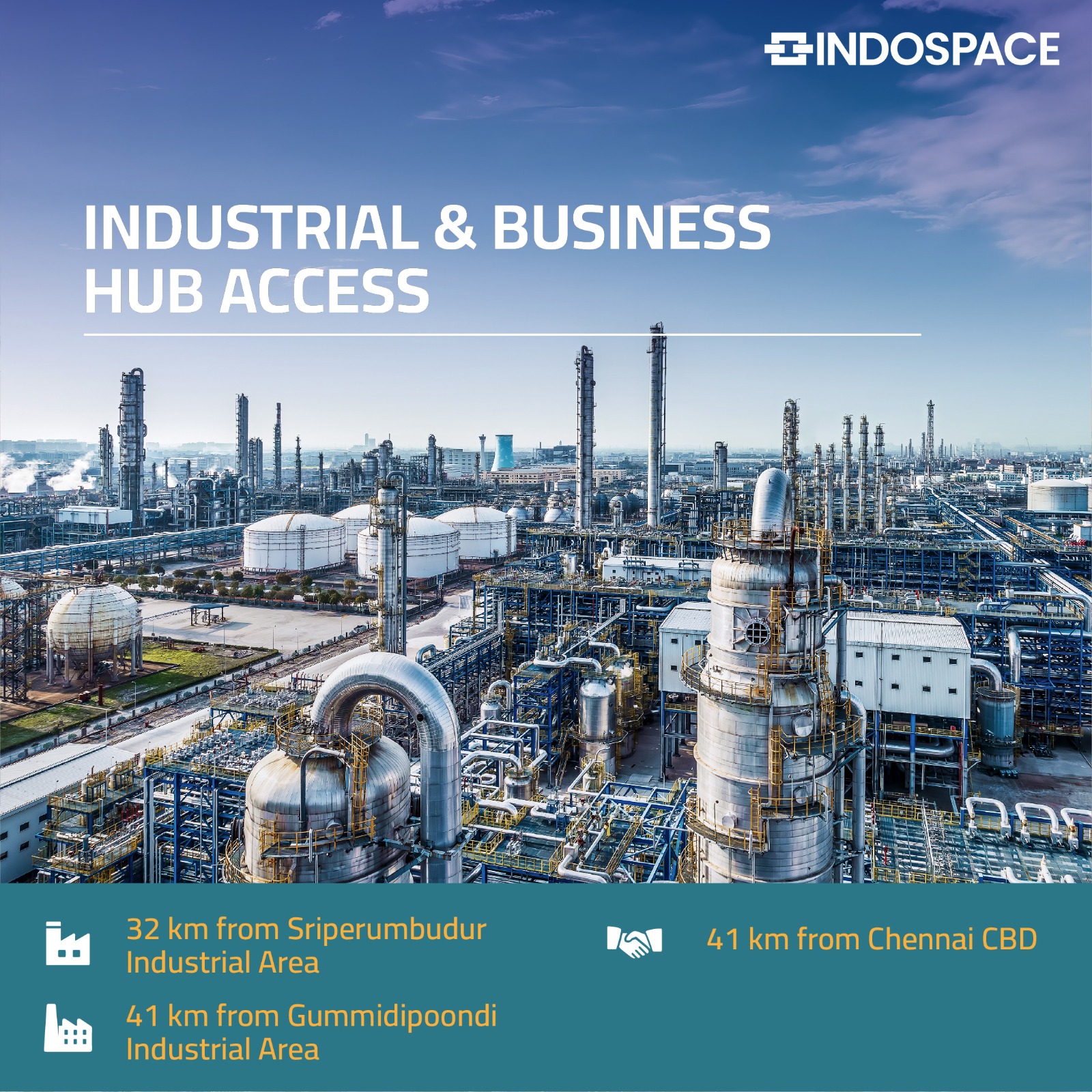 IndoSpace Facebook ad: Join 100+ of the world’s biggest companies.