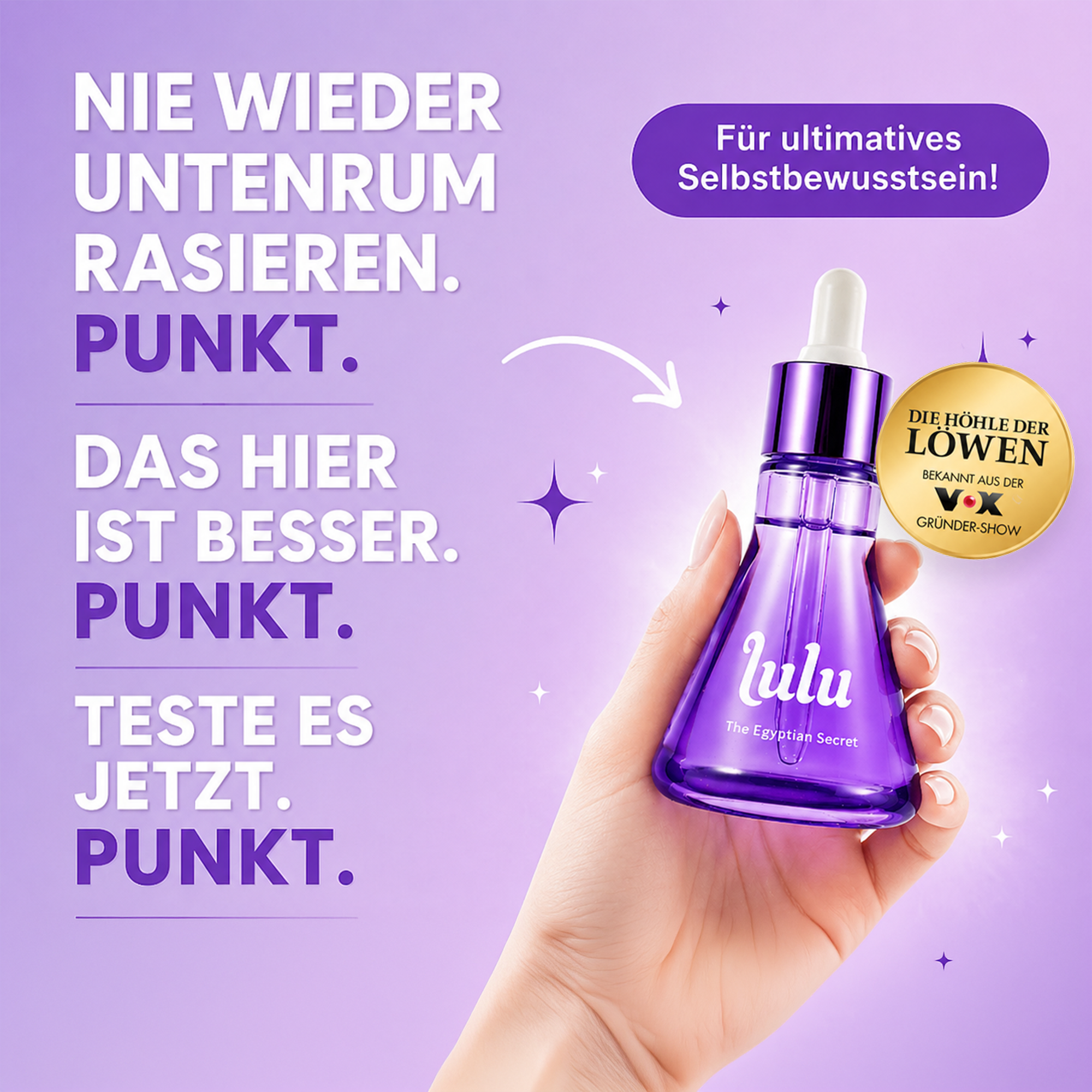 Lulu Facebook ad: Hier zu LULU Stop