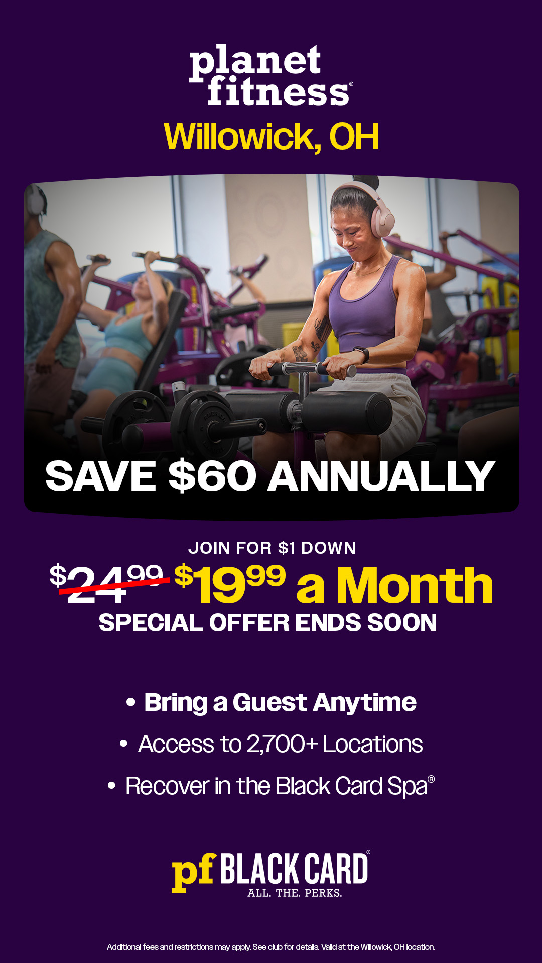 Planet Fitness Facebook ad from Dec 31, 2025