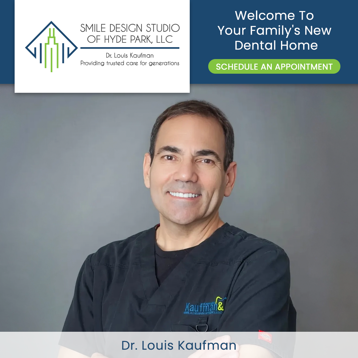 ChicagoDentistry Facebook ad: Convenient Online Scheduling | Book Now