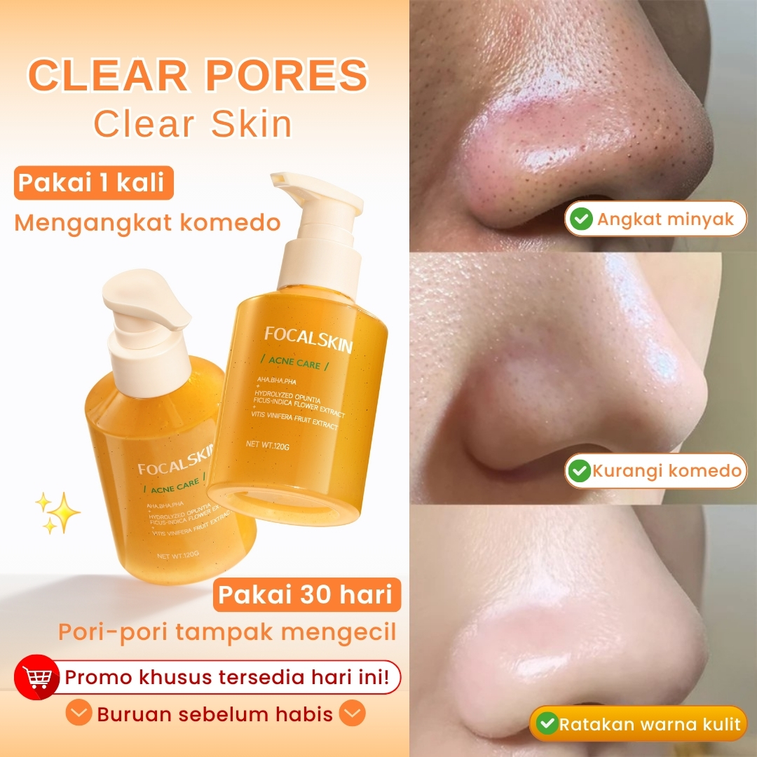 Focalskin Facebook ad: Promo Hari Ini. Kulit Lebih Jelas