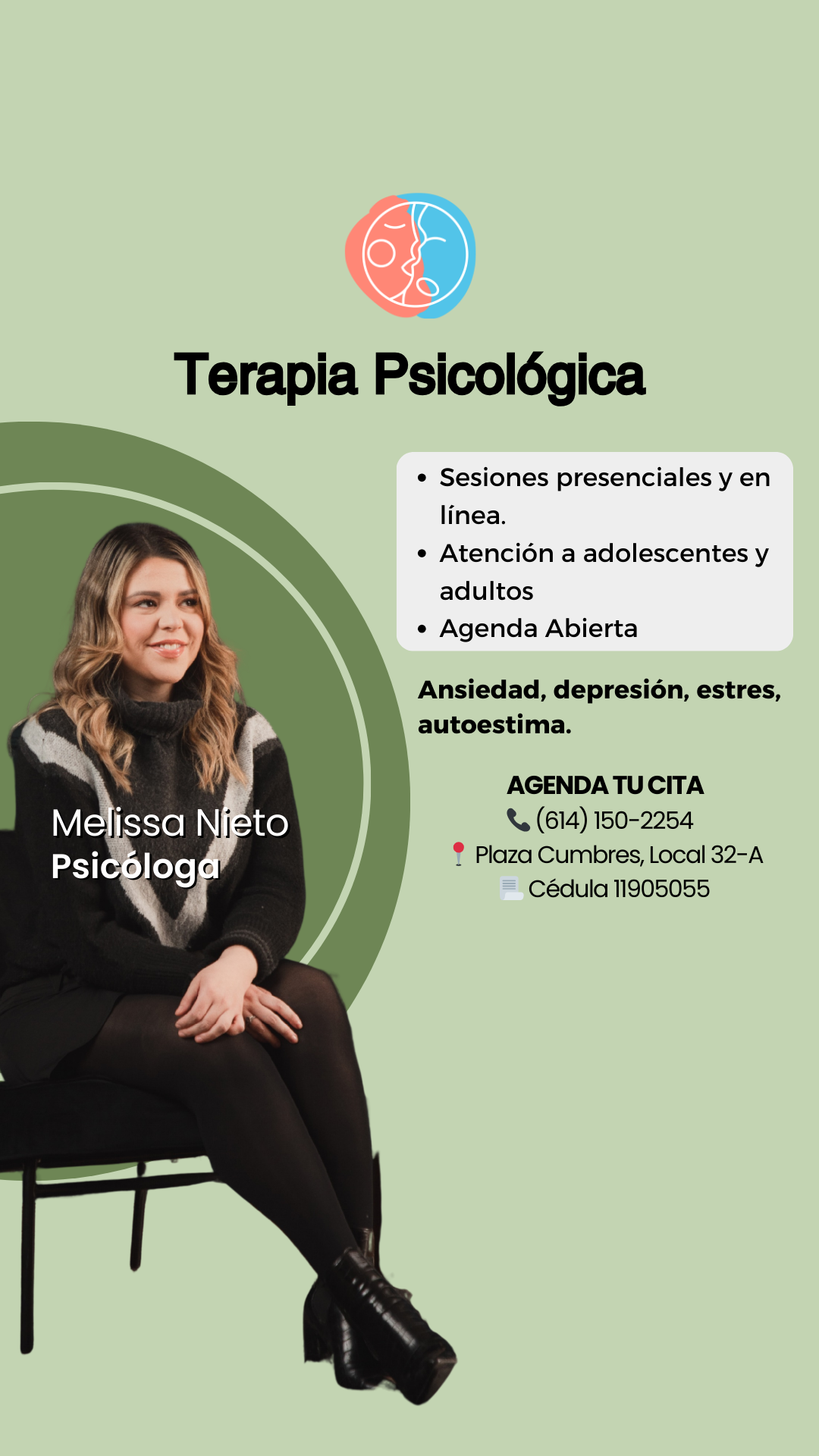 Psicóloga Melissa Nieto Facebook ad from Feb 3, 2026