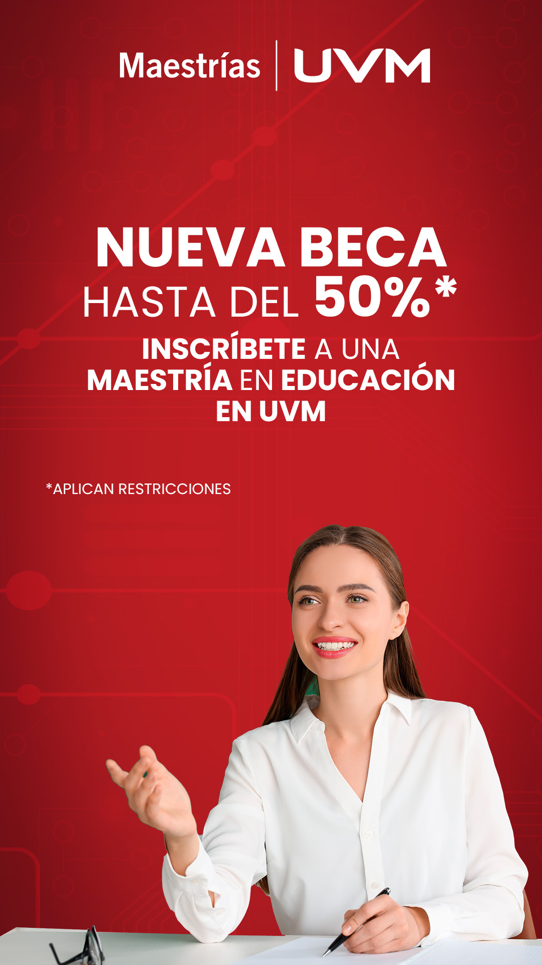 UVM Facebook ad