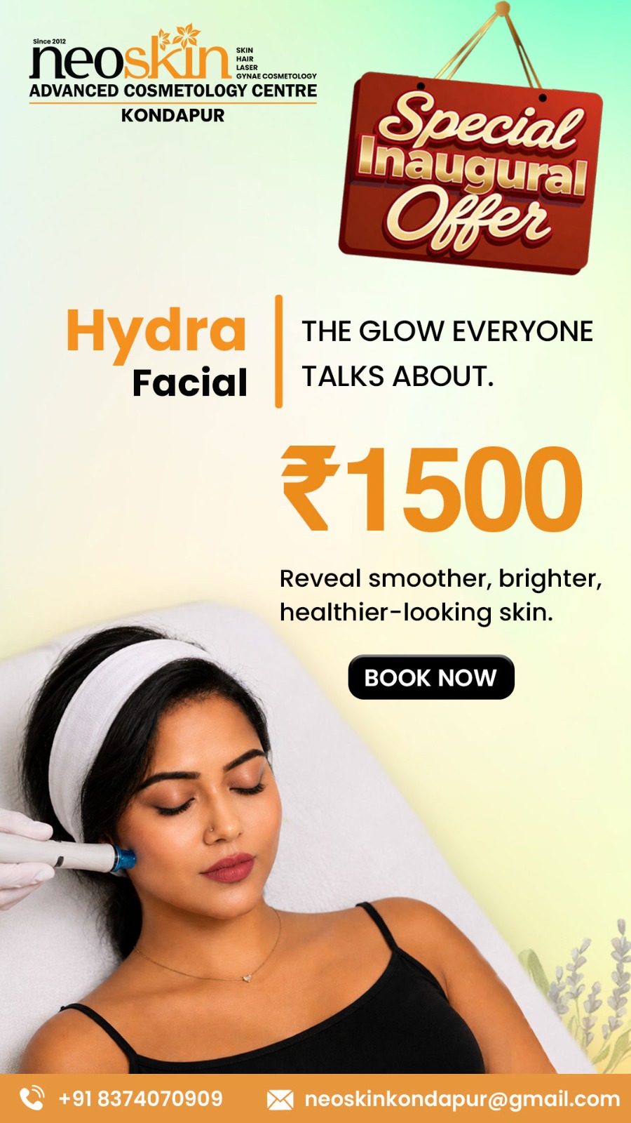 Neoskin Kondapur Facebook ad