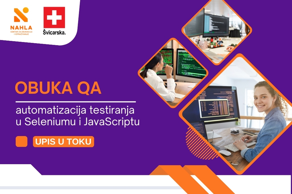 CEI NAHLA Facebook ad: QA obuka - automatizacija testiranja u Seleniumu i…