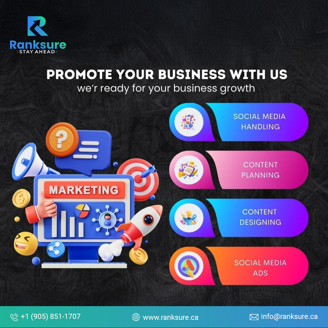 Ranksure Facebook ad: Let’s grow your business together