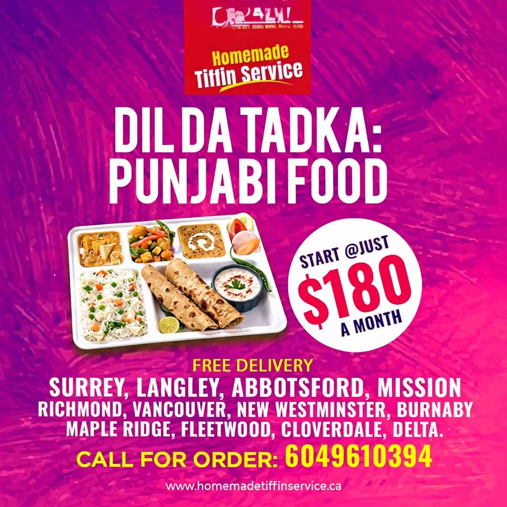 Panjab Tiffin Service Facebook ad: Chat with us for Order/More Details