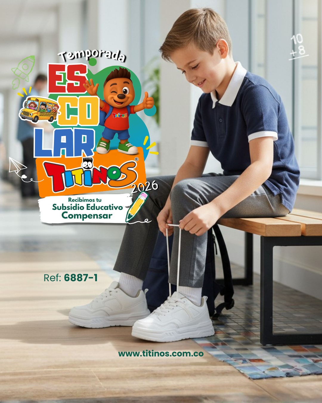 Titinos Facebook ad: ¡Continuamos la temporada escolar en Titinos!