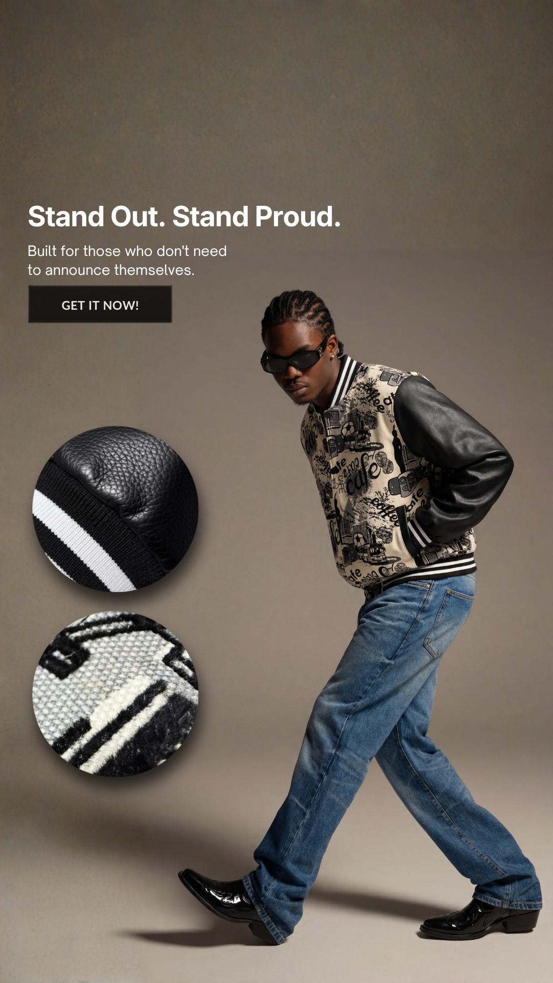 Wearshirp Facebook ad: Built to be felt, not just seen.