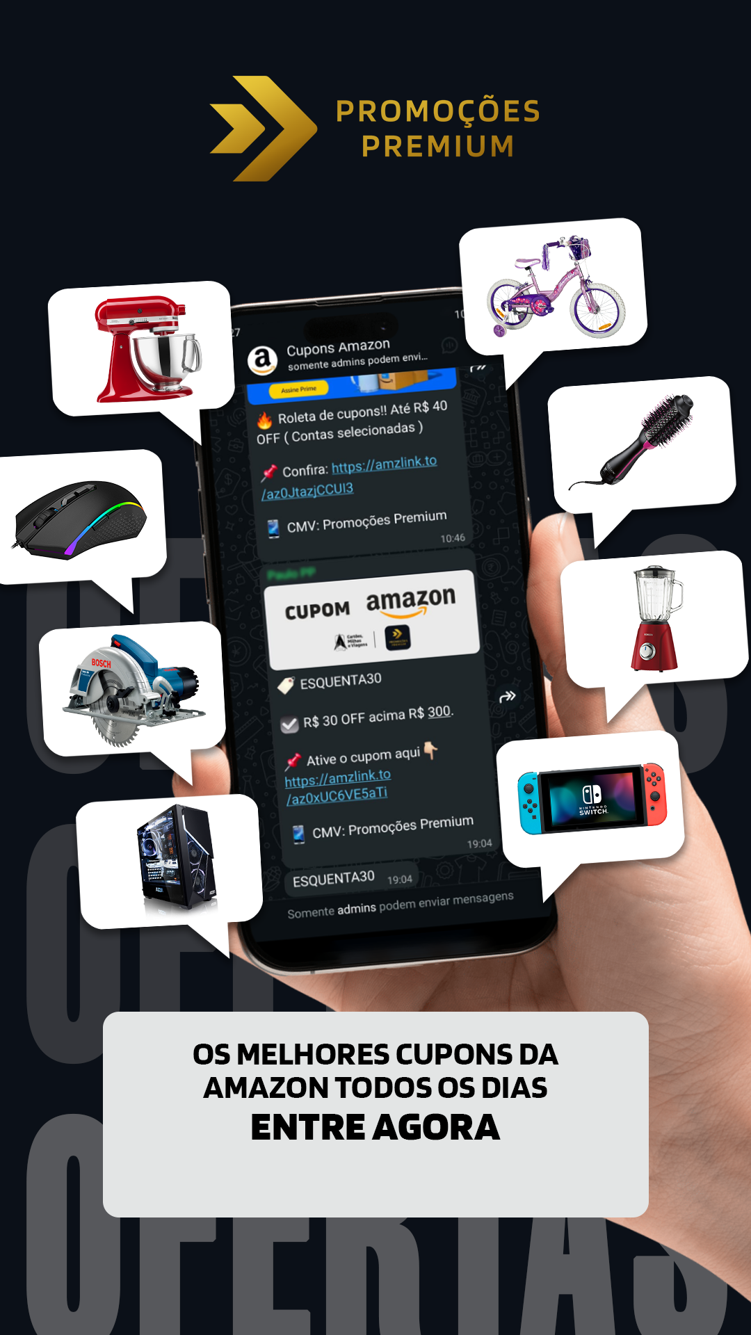 Promoções Premium Facebook ad