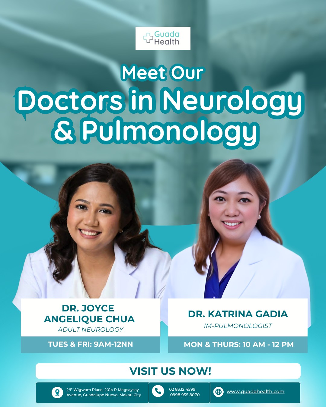 GuadaHealth Facebook ad: BIG UPDATE: Our Neurology & Pulmonology Team is…
