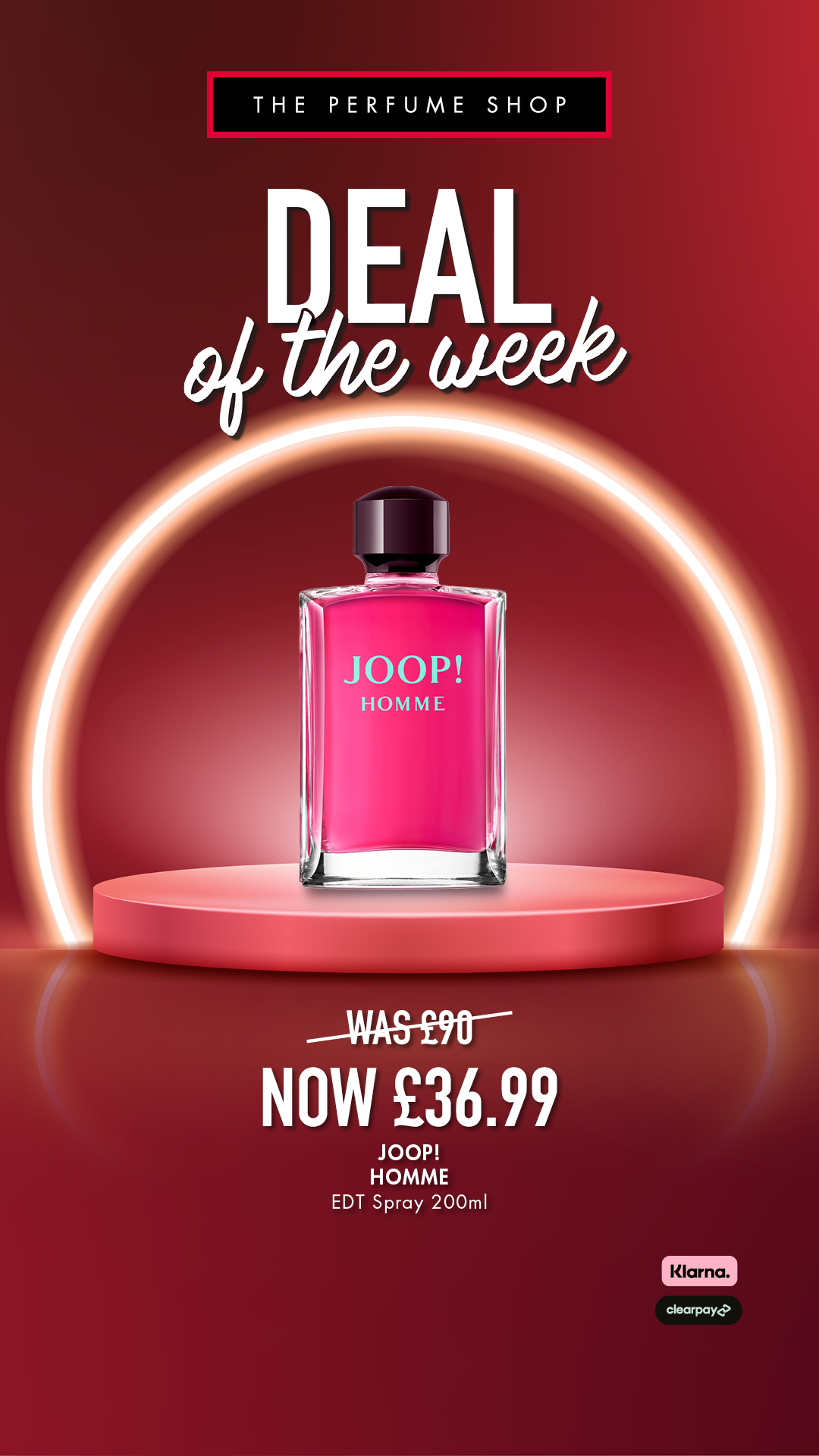 The Perfume Shop Facebook ad