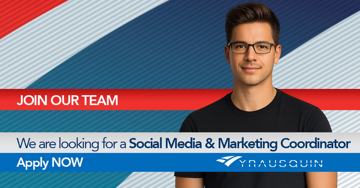 Yrausquin Facebook ad: Now hiring: social media & marketing coordinator |…