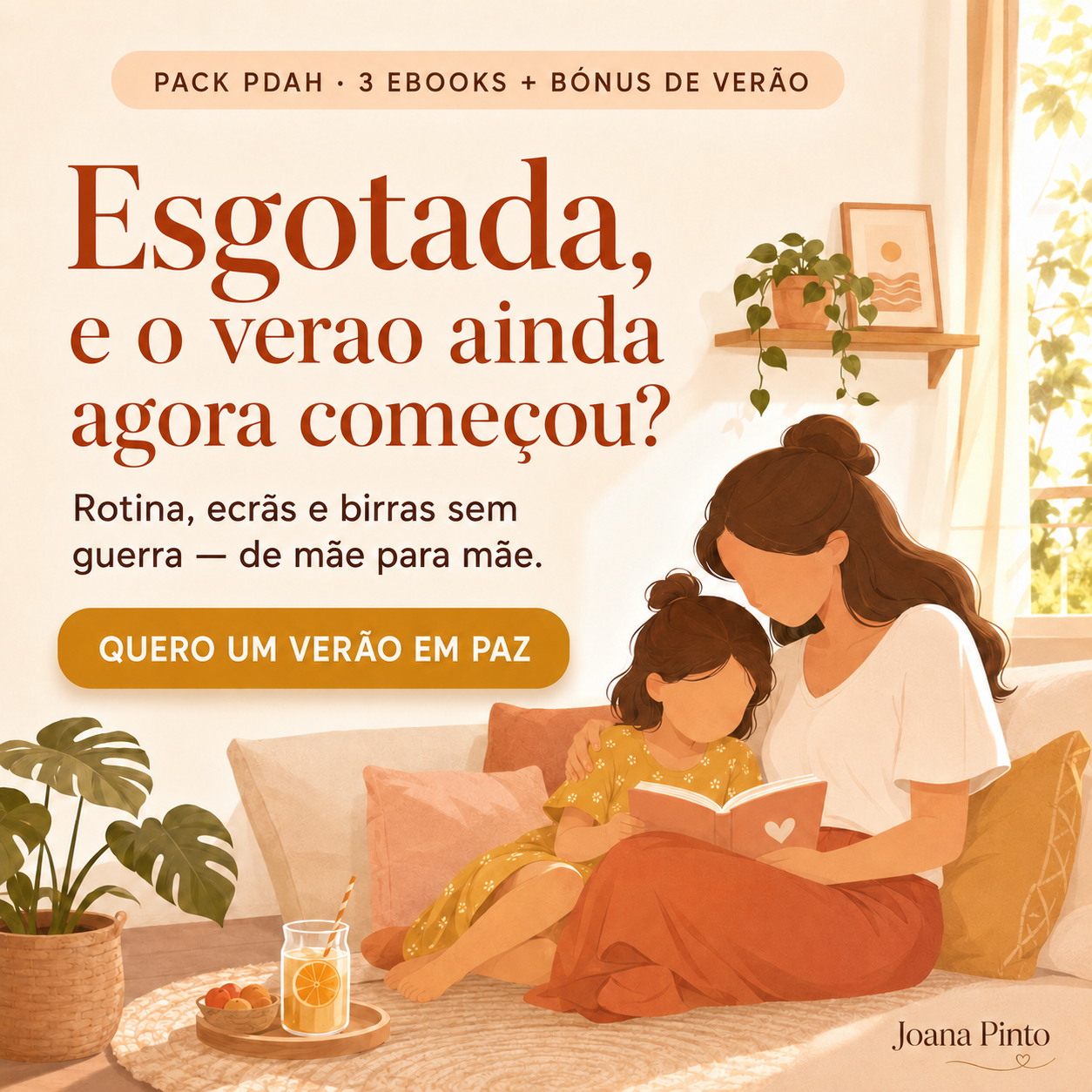 Psicologia Online Facebook ad: Um verão mais calmo com o teu filho com PDAH