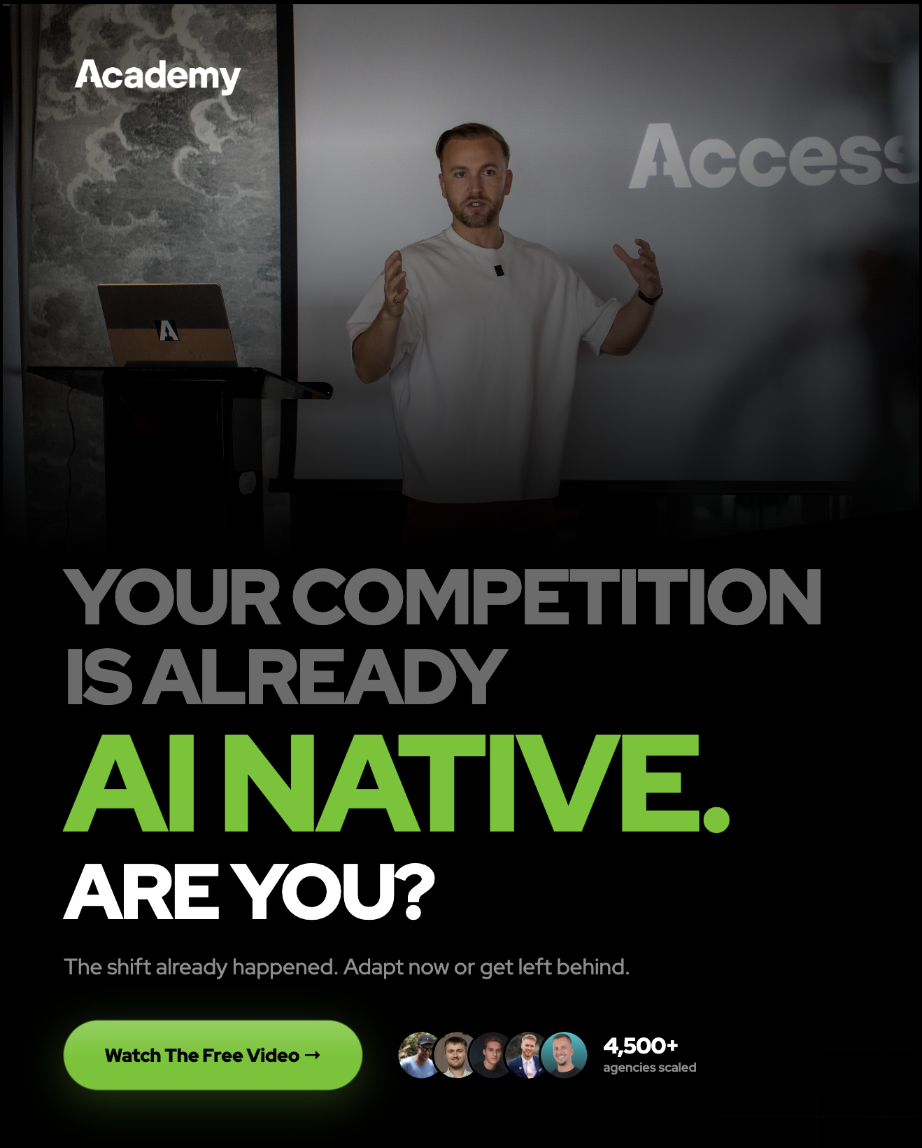 Jordan Platten Facebook ad: Calling All Agency Owners.