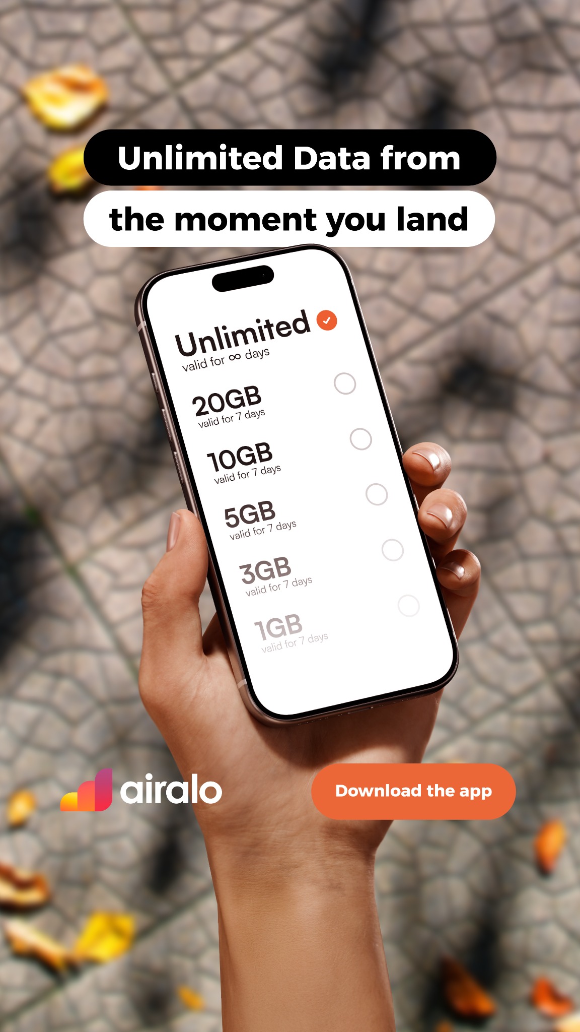 Airalo Global eSIM Store Facebook ad