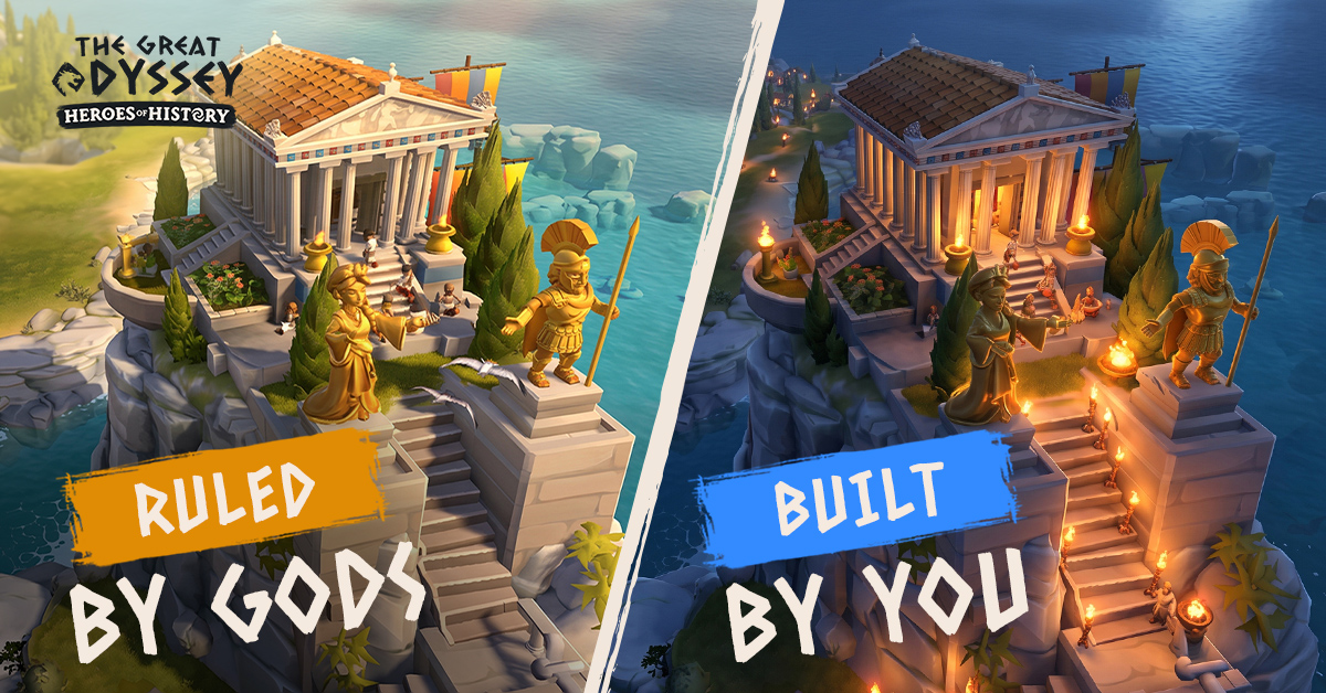 Heroes of History Facebook ad: Your peaceful empire awaits