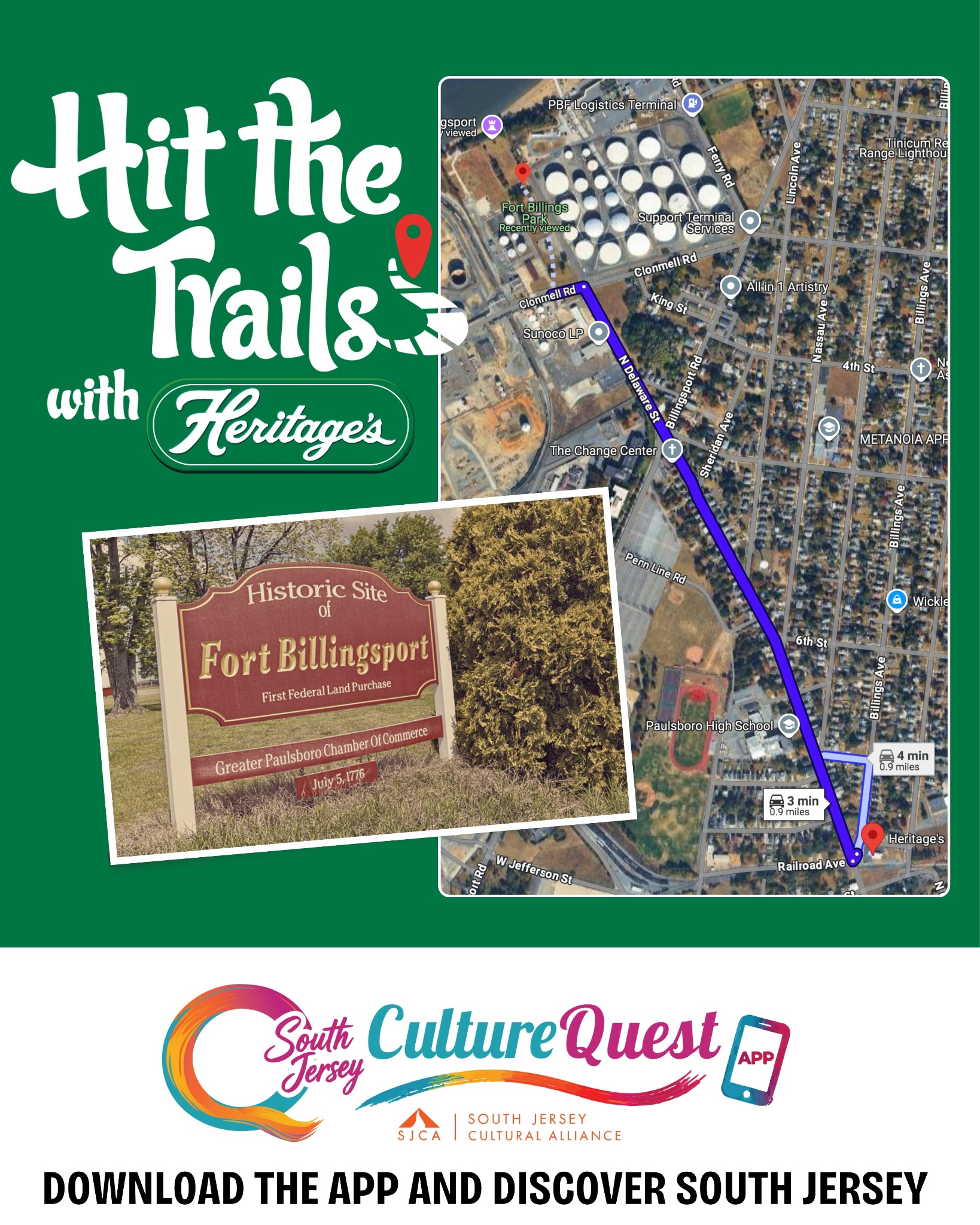 Heritage's Facebook ad