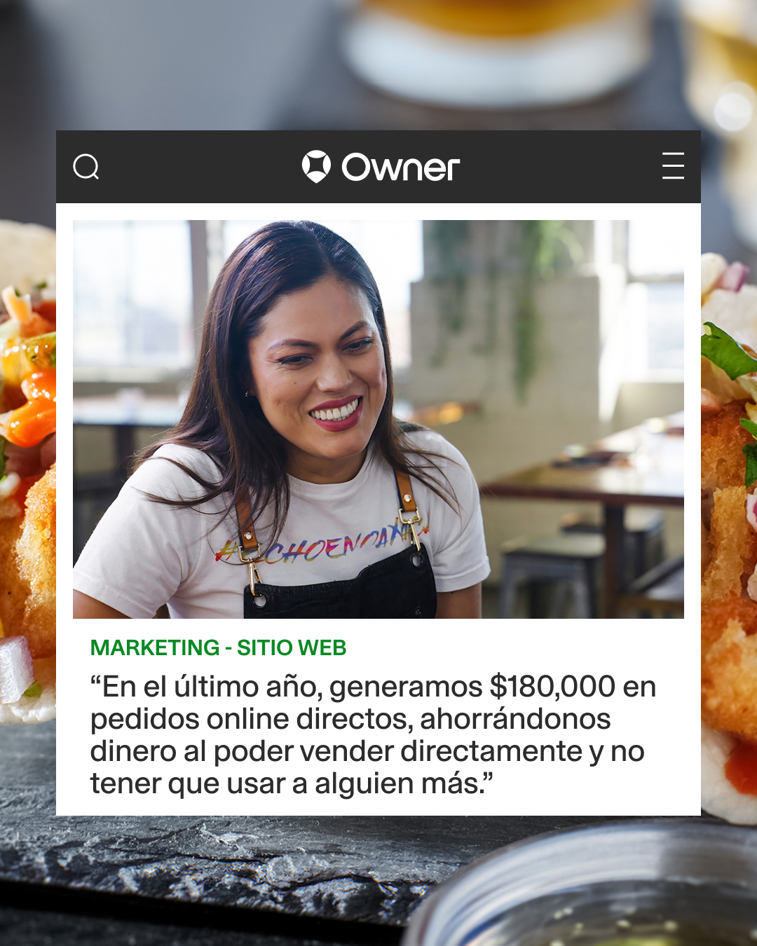 Owner.com Facebook ad