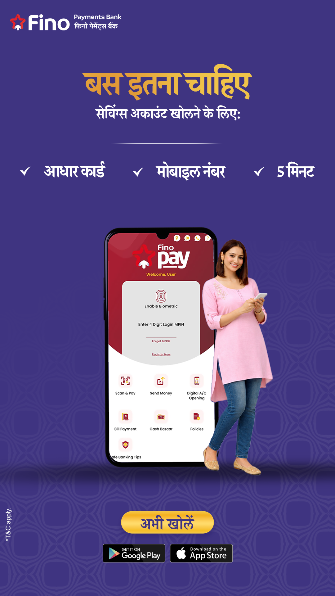 Fino Payments Bank Facebook ad