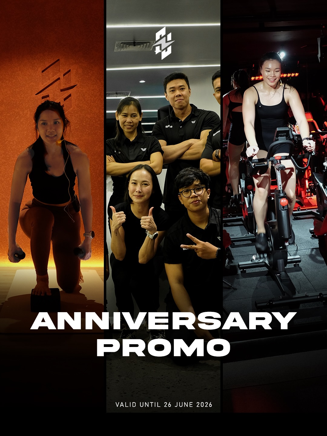 Genesis Gym Facebook ad: ANNIVERSARY PROMO