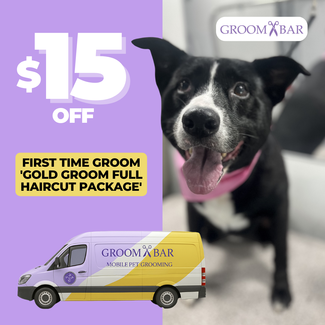 Groombar Forney, TX Facebook ad