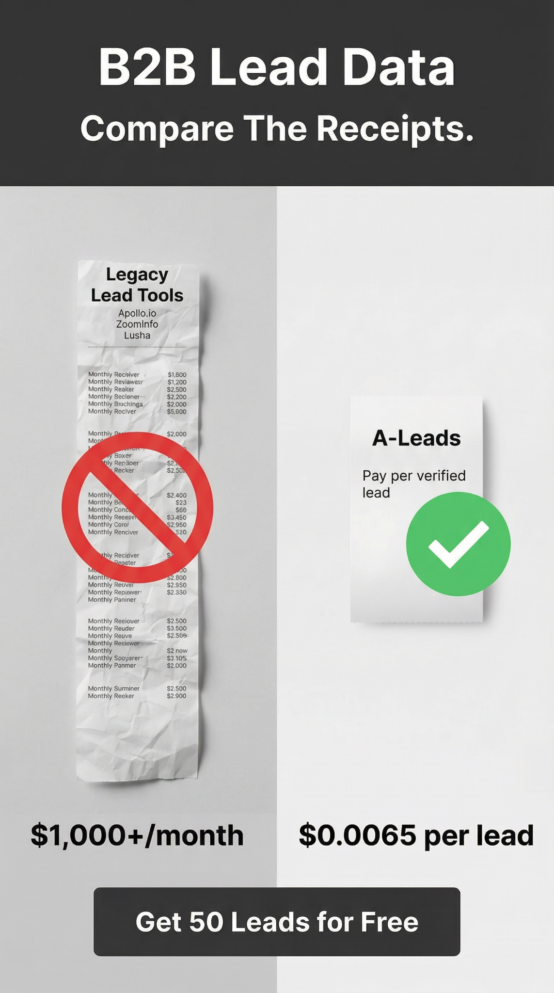 A-Leads Facebook ad