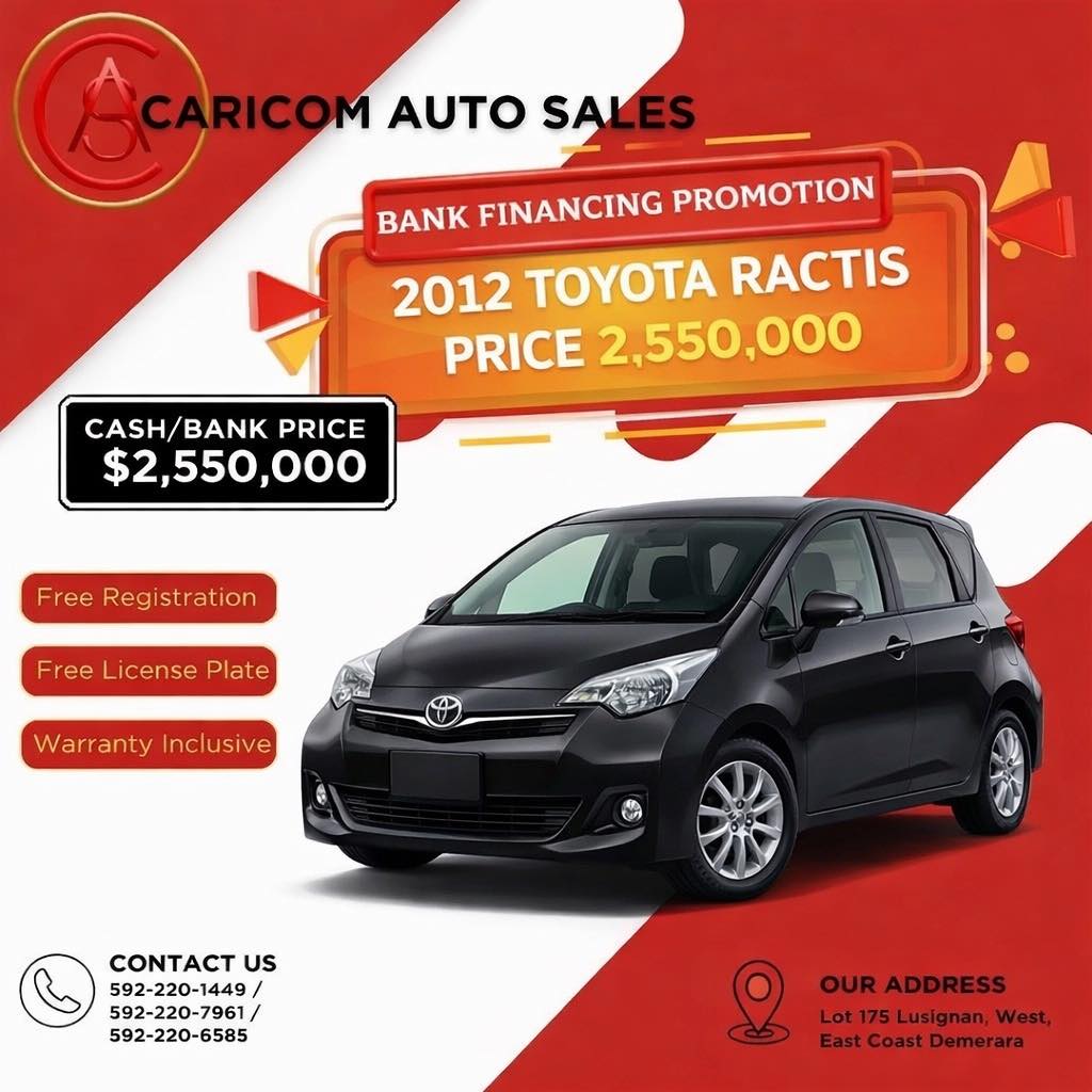 Caricom Auto Sales Facebook ad