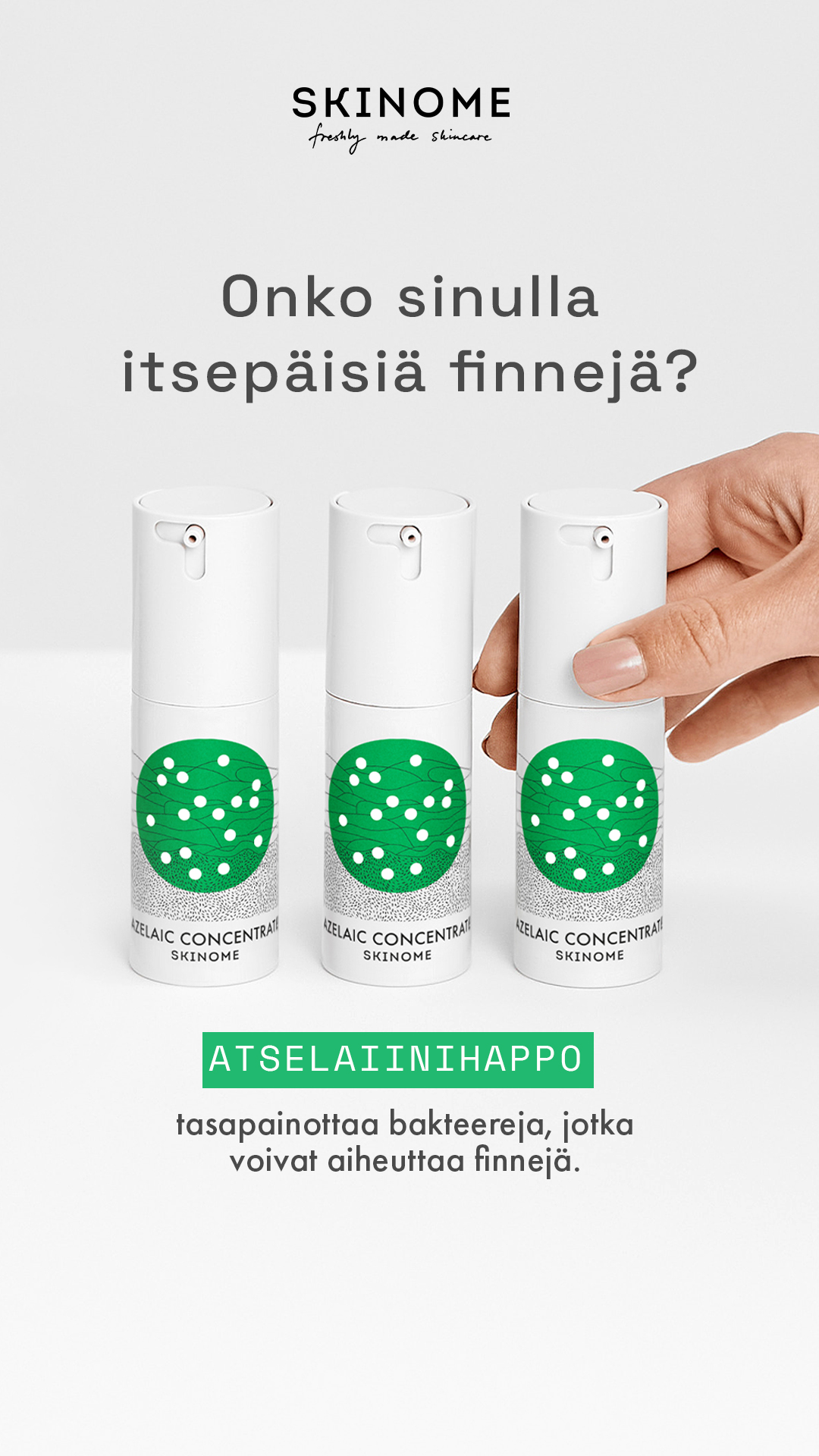 Skinome Facebook ad