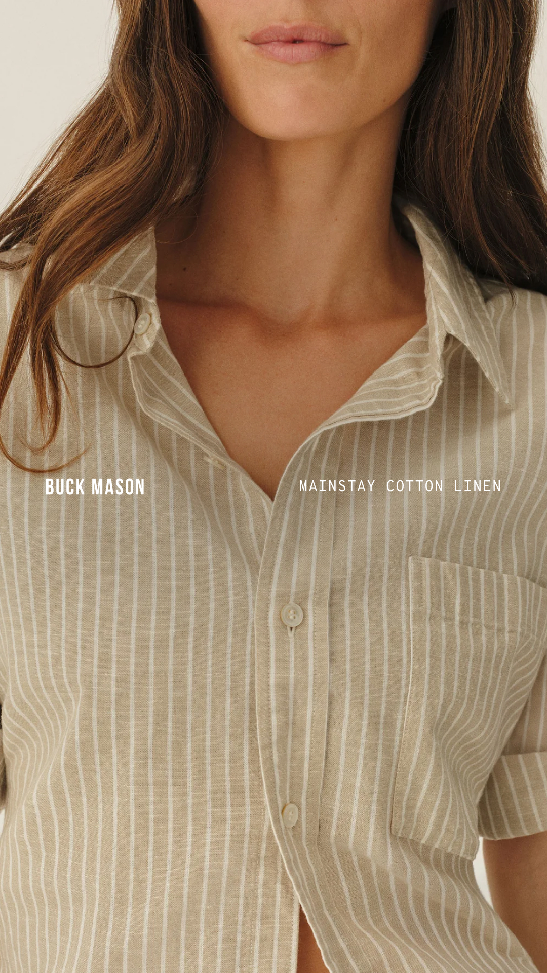Buck Mason Women's Facebook ad
