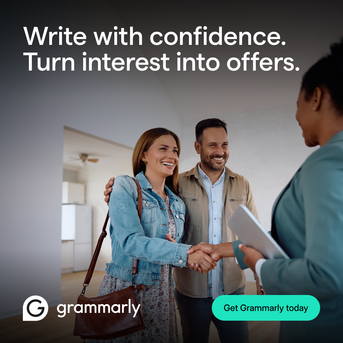 Grammarly Facebook ad