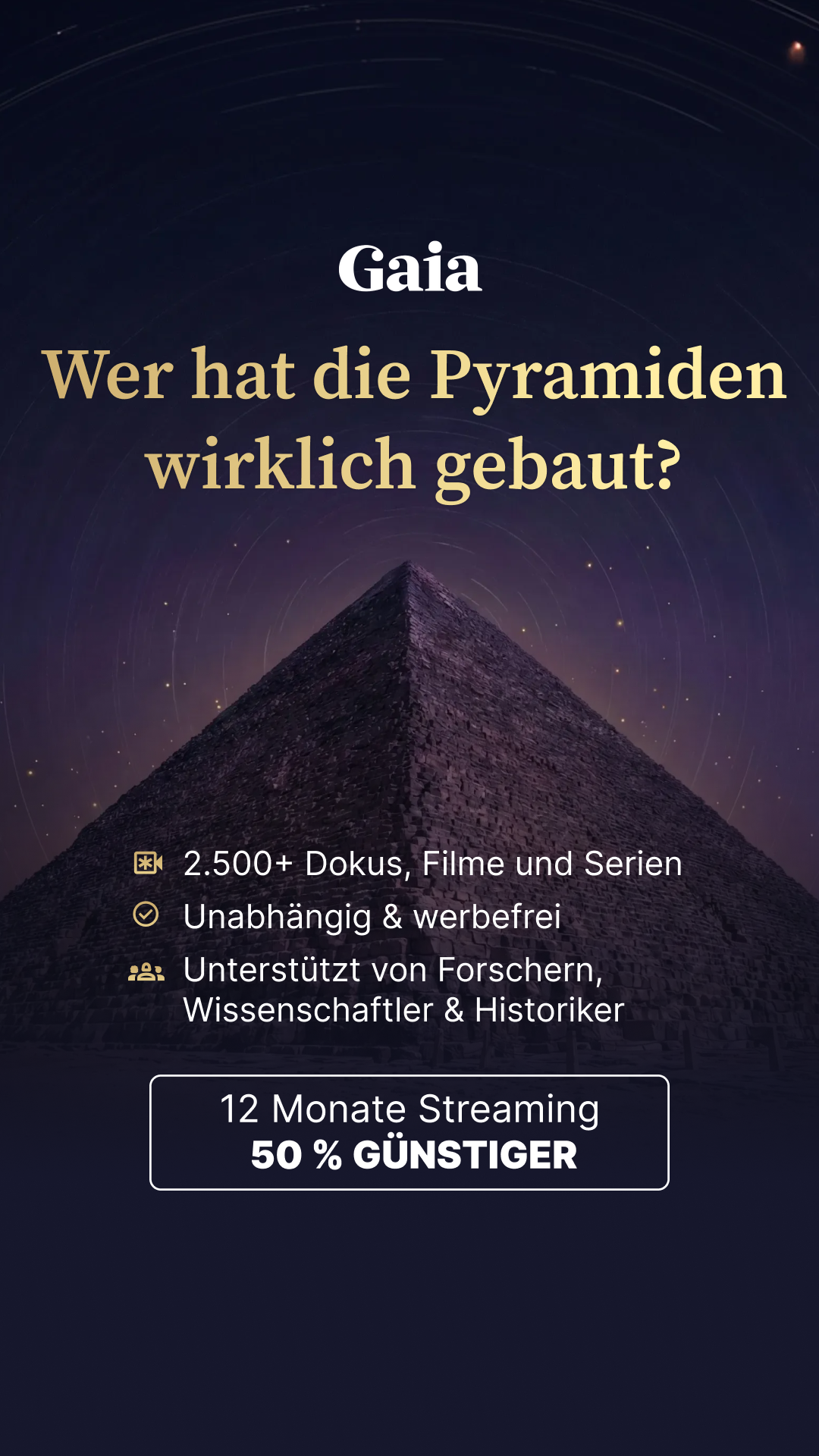 Wir sind Gaia Facebook ad