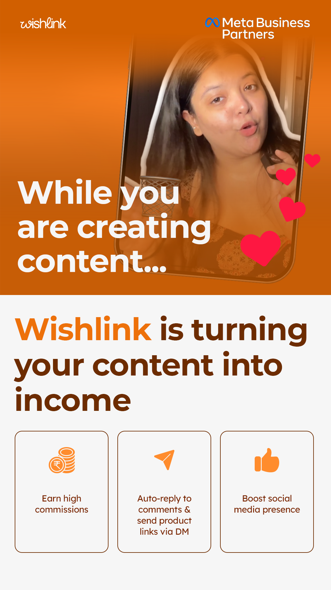 Wishlink Facebook ad