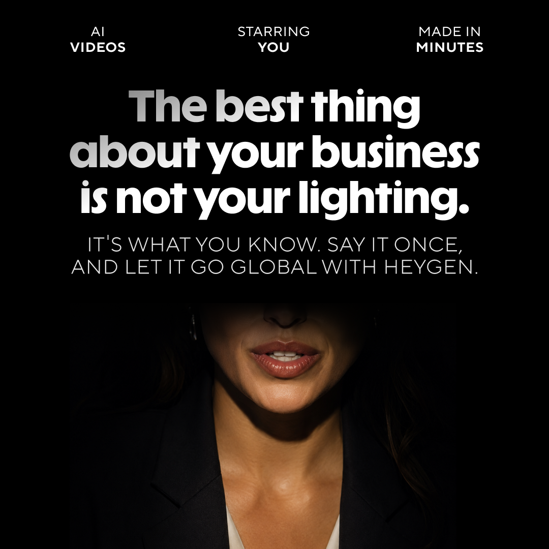 HeyGen Facebook ad: HeyGen: Realistic AI Avatars