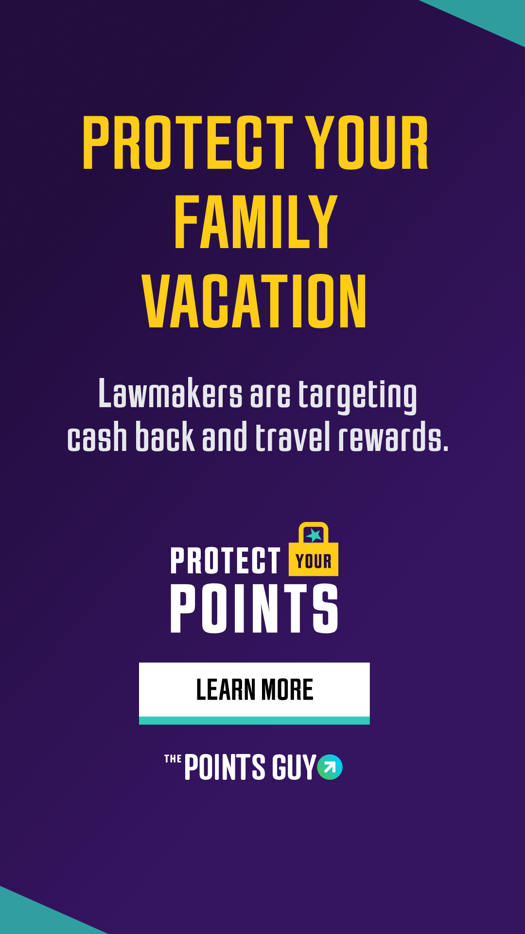 The Points Guy Facebook ad