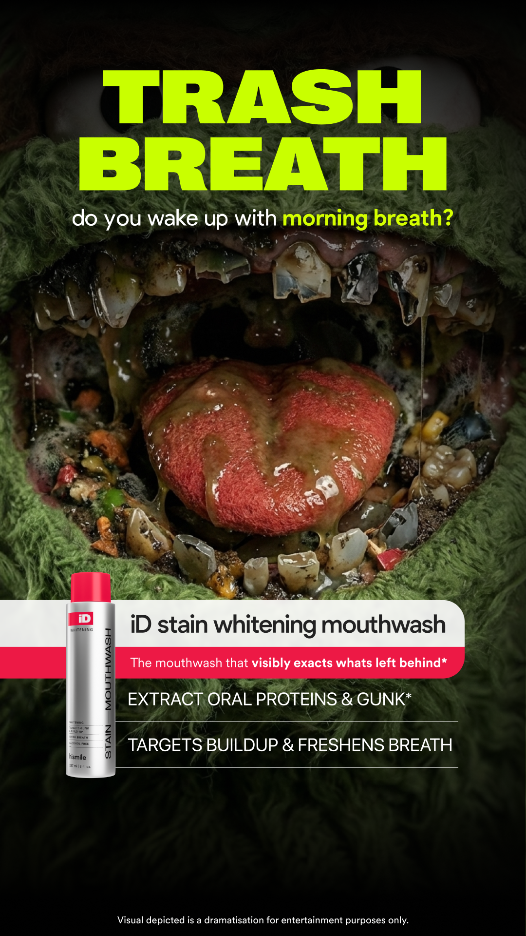 Hismile Facebook ad