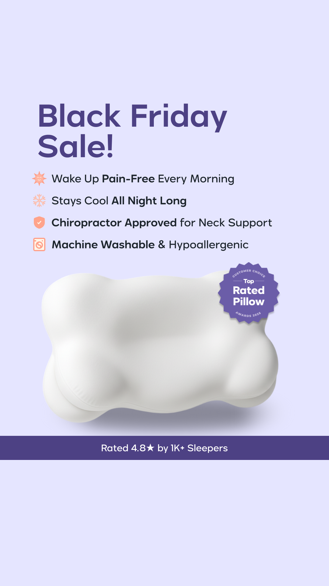Mellow Cloud Align Pillow Facebook ad