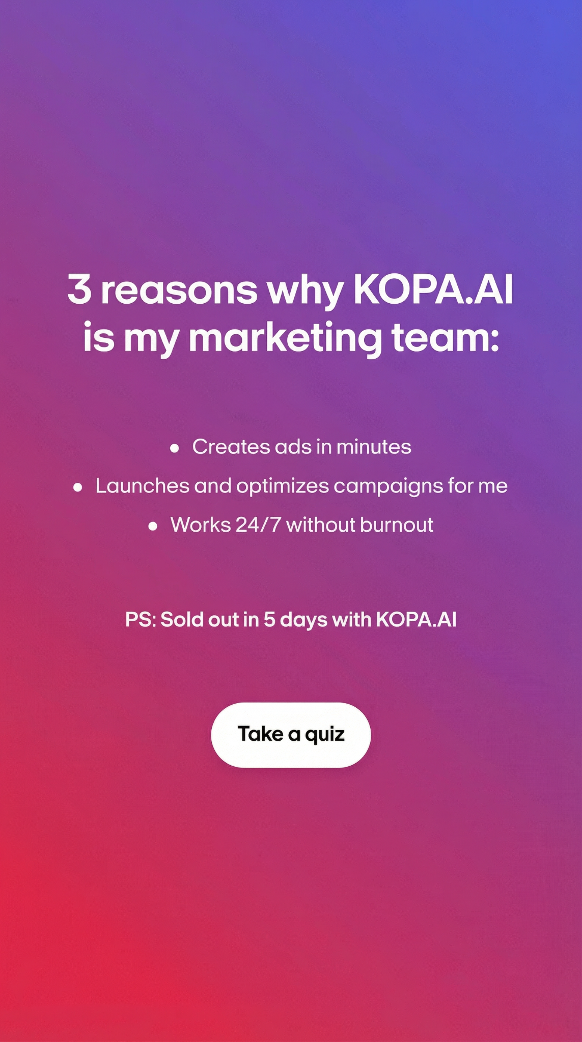 kopa.ai Facebook ad