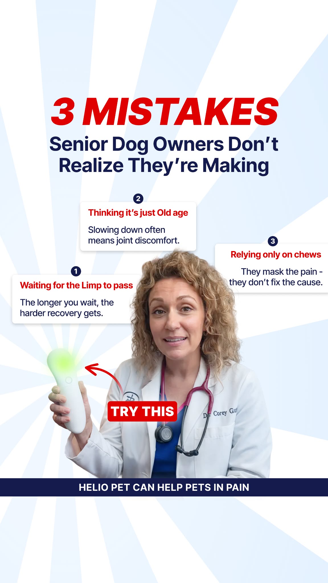 Dr. Corey Gut, Veterinarian Facebook ad