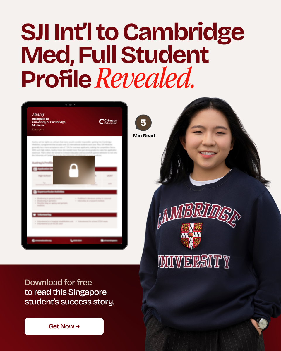 Crimson Education Facebook ad
