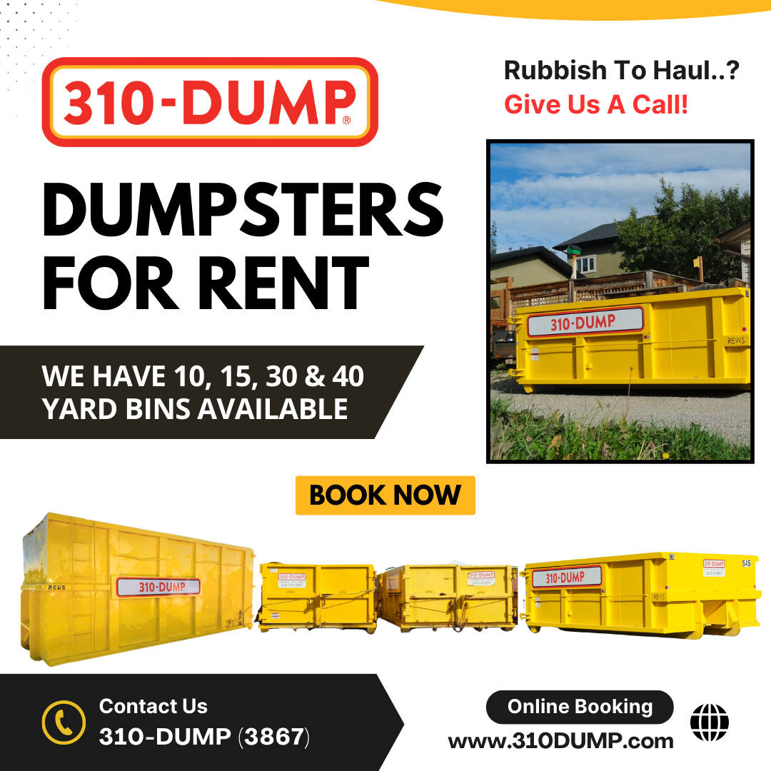 310-DUMP Junk Removal and Dumpster Rental Facebook ad: 3 Decades of Trust in Dumpster Rentals!