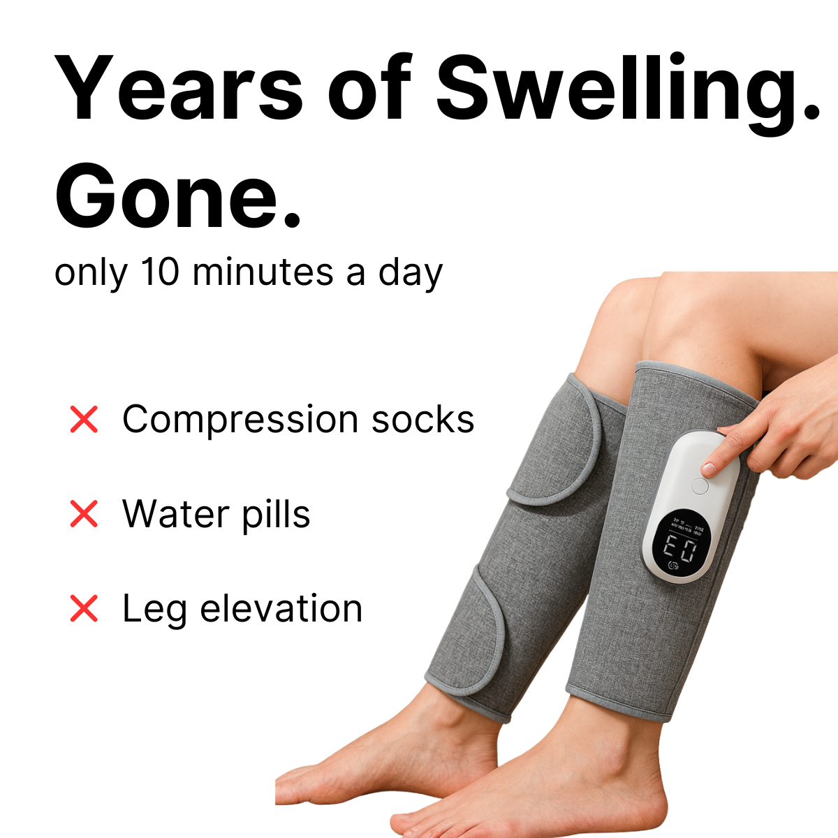 Core Theory Facebook ad: 3 Ways To Relieve Edema In Your Legs