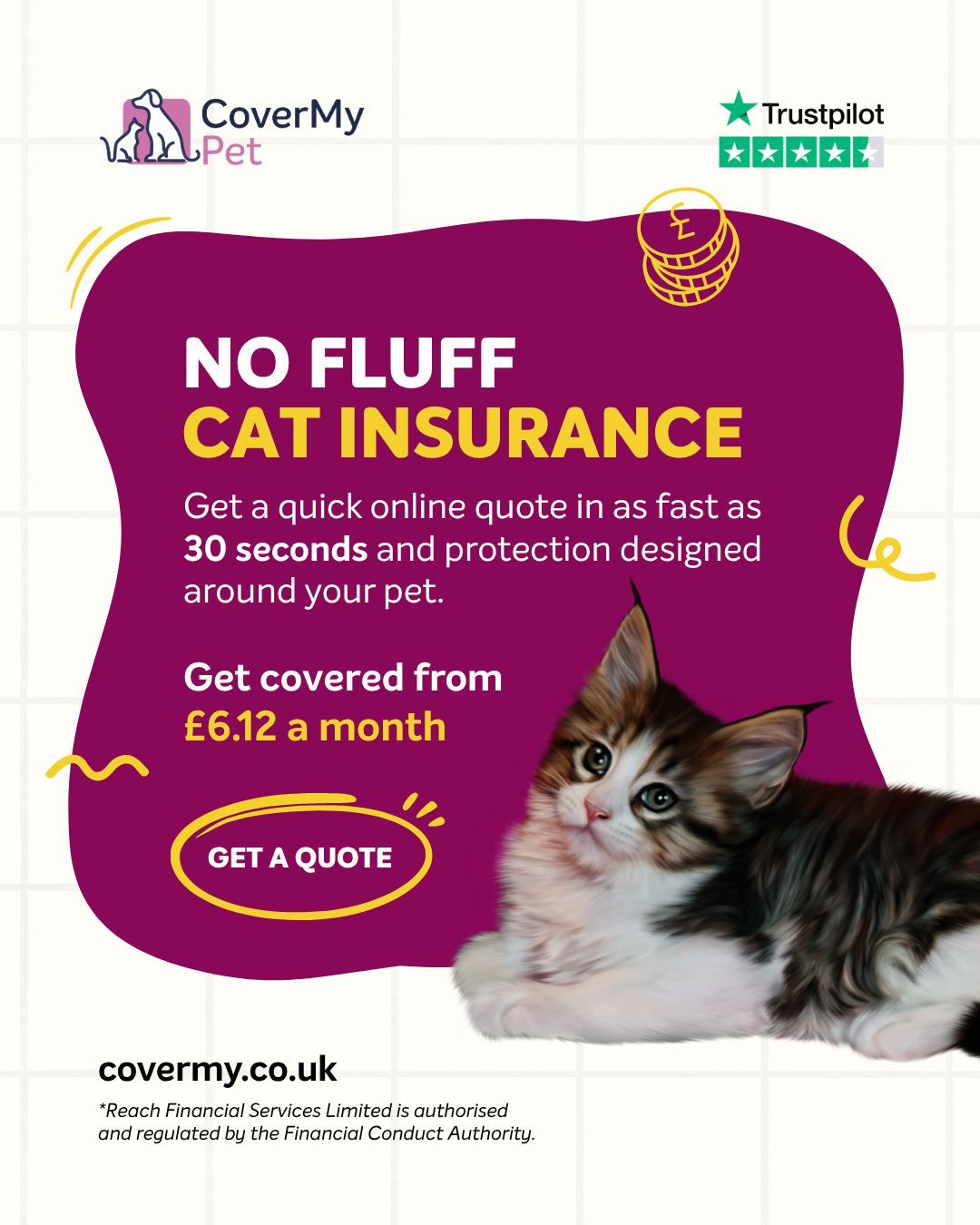 CoverMy Insurance Facebook ad