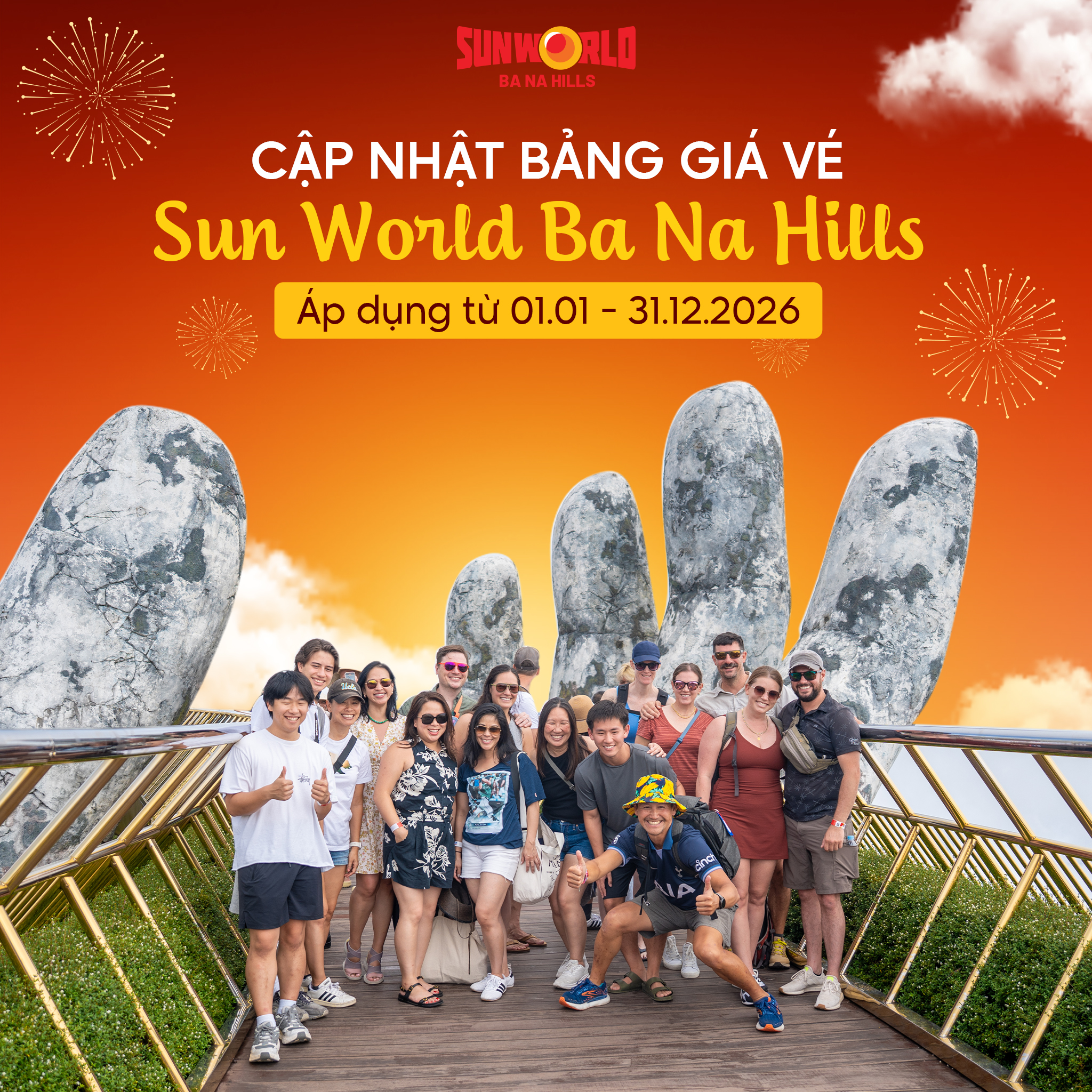 Sun World Ba Na Hills Facebook ad: CẬP NHẬT GIÁ VÉ BÀ NÀ 2026: Xuân…