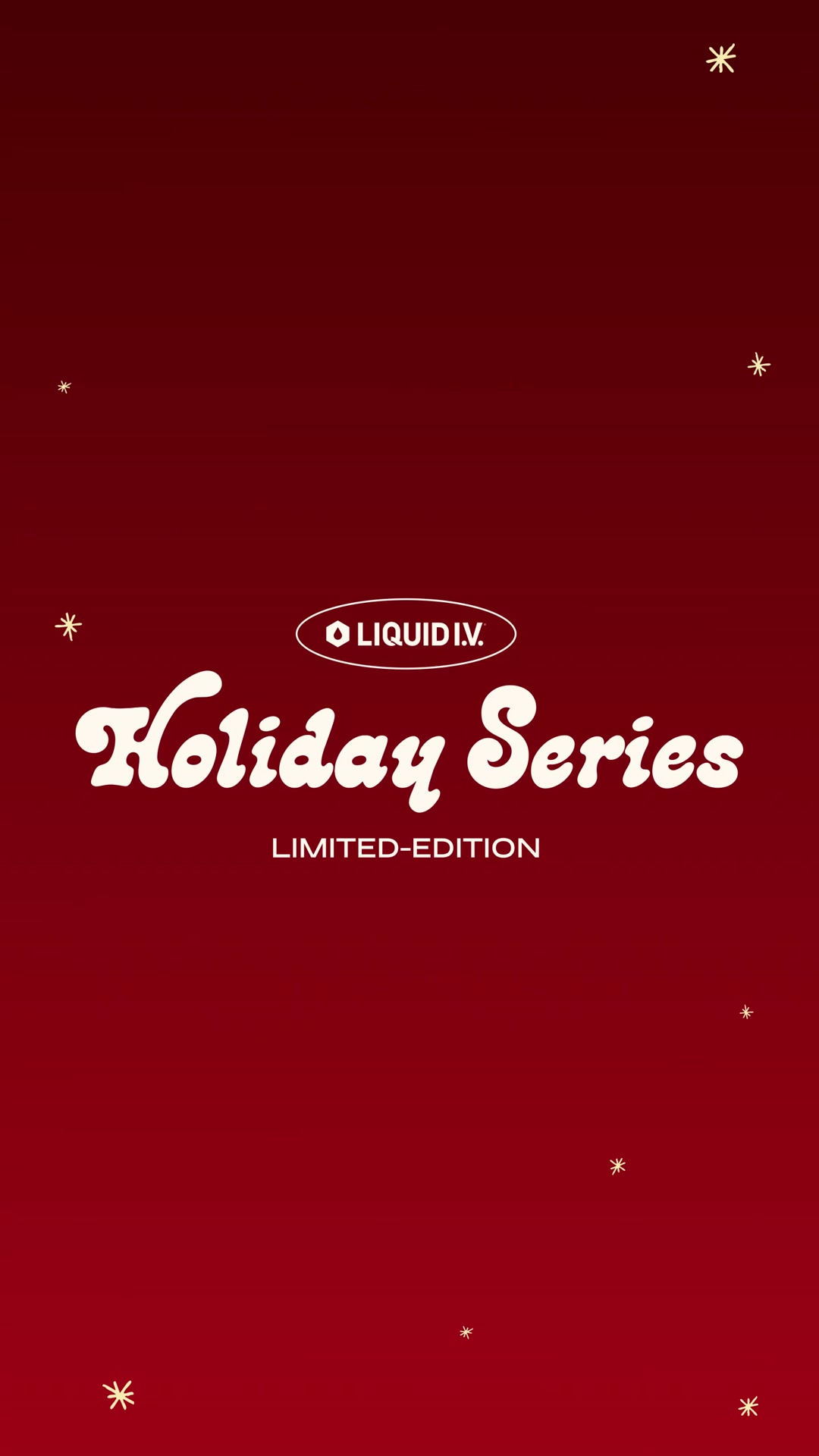 Liquid I.V. Facebook ad: Holiday Flavors, Limited Time