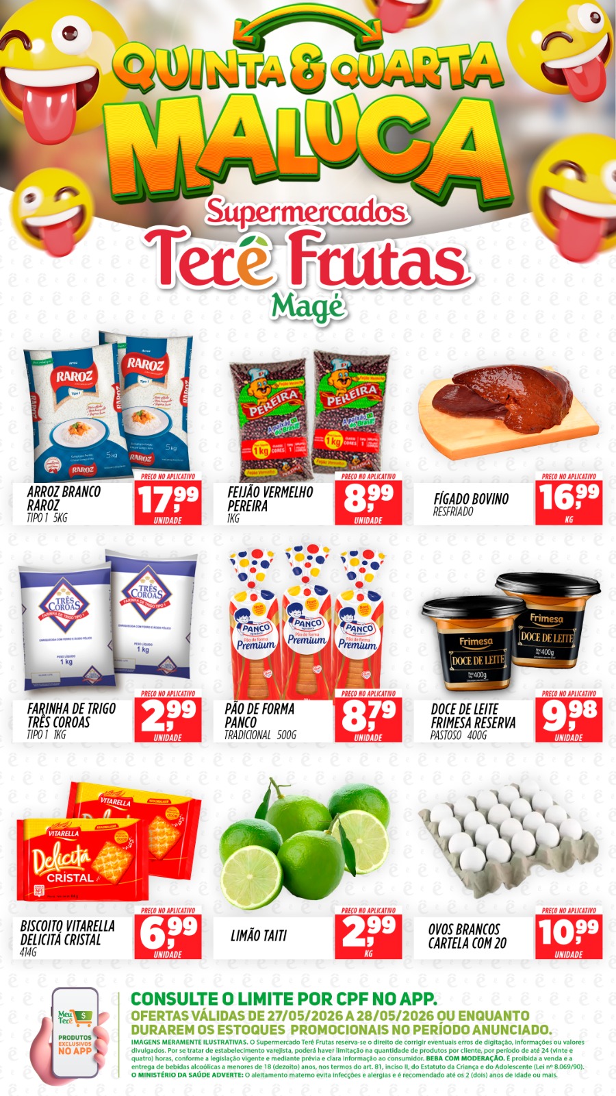 Super Terê Frutas Magé Facebook ad