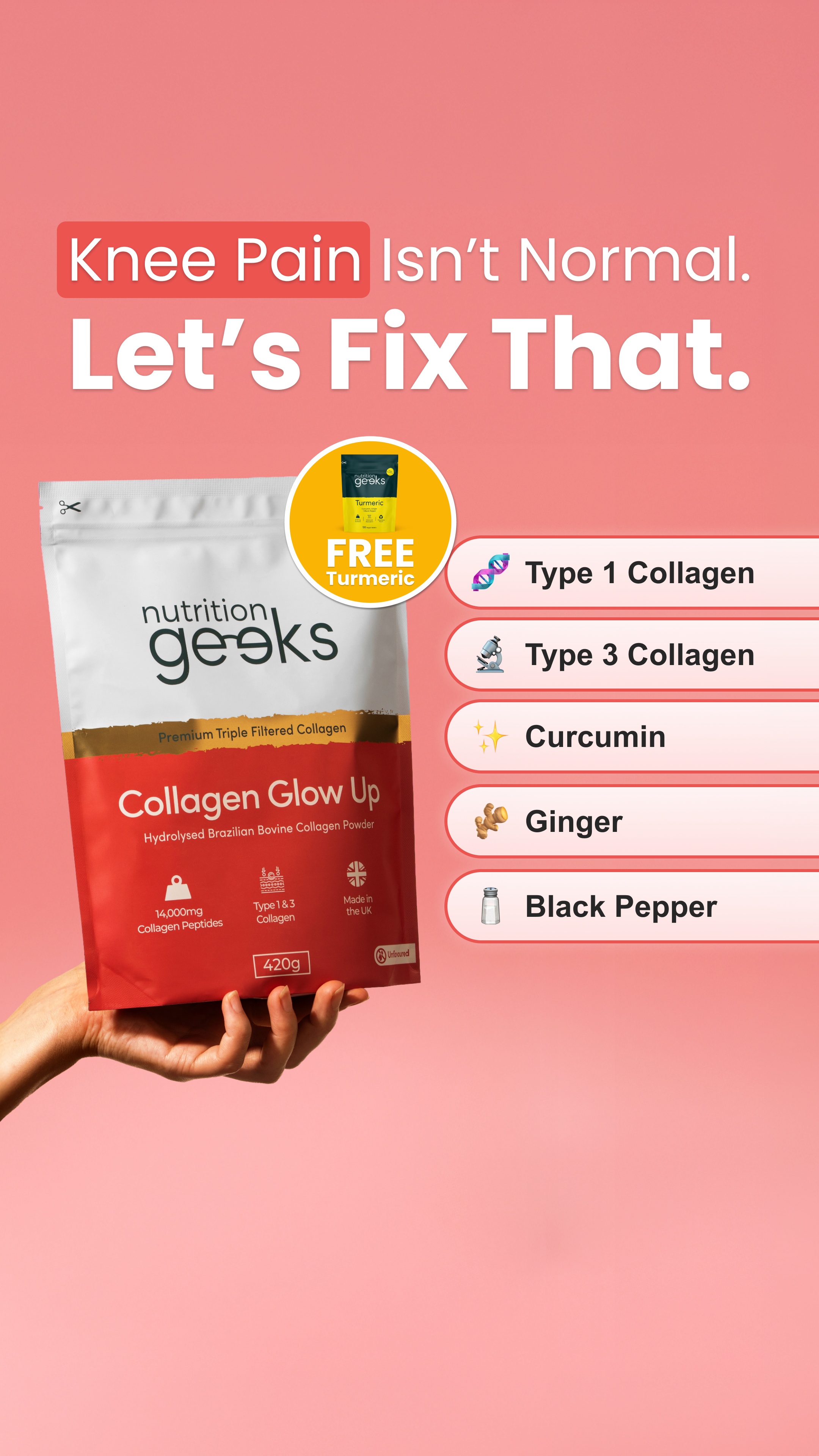 Nutrition Geeks Facebook ad