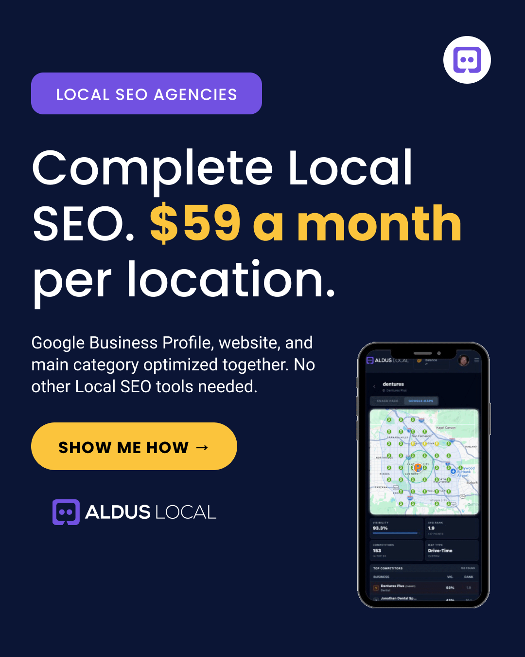 Aldus Local Facebook ad